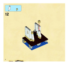 LEGO 6242 instructions page 8 – build guide
