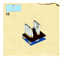 LEGO 6242 instructions page 9 – build guide