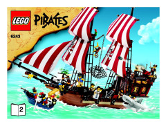 LEGO 6243 instructions page 1 – build guide