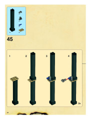 LEGO 6243 instructions page 34 – build guide