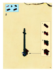 LEGO 6243 instructions page 45 – build guide