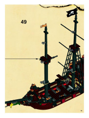 LEGO 6243 instructions page 49 – build guide