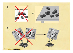 LEGO 6243 instructions page 2 – build guide