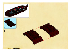 LEGO 6243 instructions page 8 – build guide