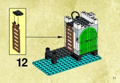 LEGO 6244 instructions page 11 – build guide