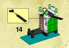 LEGO 6244 instructions page 13 – build guide