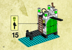 LEGO 6244 instructions page 14 – build guide