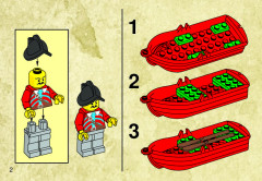 LEGO 6244 instructions page 2 – build guide