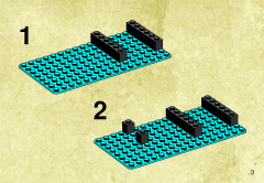 LEGO 6244 instructions page 3 – build guide
