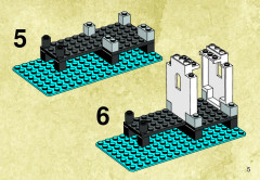 LEGO 6244 instructions page 5 – build guide