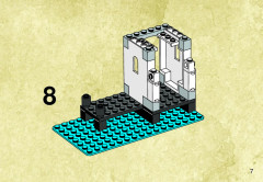 LEGO 6244 instructions page 7 – build guide