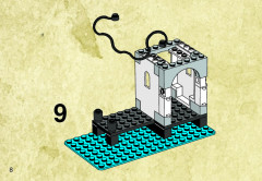 LEGO 6244 instructions page 8 – build guide