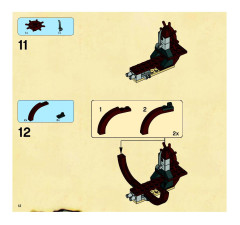 LEGO 6253 instructions page 12 – build guide