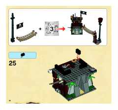 LEGO 6253 instructions page 36 – build guide