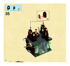 LEGO 6253 instructions page 46 – build guide