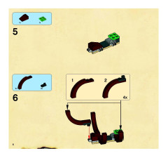 LEGO 6253 instructions page 6 – build guide