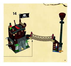 LEGO 6253 instructions page 65 – build guide