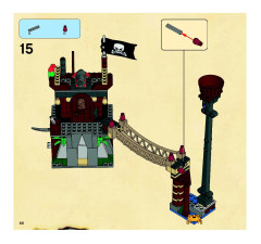 LEGO 6253 instructions page 66 – build guide