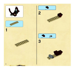 LEGO 6253 instructions page 8 – build guide