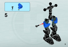 LEGO 6282 instructions page 9 – build guide