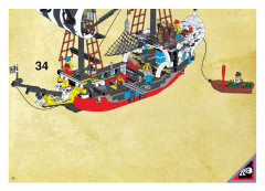 LEGO 6290 instructions page 43 – build guide