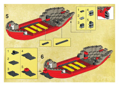 LEGO 6290 instructions page 6 – build guide