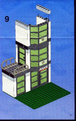 LEGO 6332 instructions page 9 – build guide