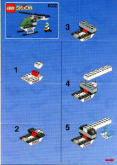 LEGO 6332 instructions page 1 – build guide