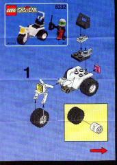LEGO 6332 instructions page 1 – build guide