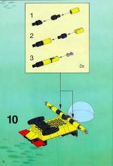 LEGO 6442 instructions page 10 – build guide