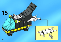 LEGO 6445 instructions page 10 – build guide