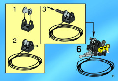 LEGO 6445 instructions page 13 – build guide