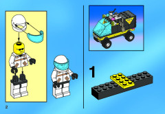 LEGO 6445 instructions page 2 – build guide