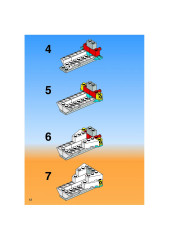 LEGO 6454 instructions page 12 – build guide