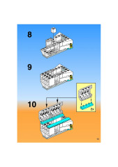 LEGO 6454 instructions page 13 – build guide