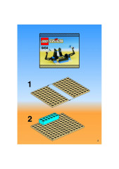 LEGO 6454 instructions page 3 – build guide