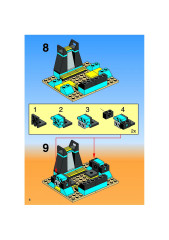 LEGO 6454 instructions page 6 – build guide