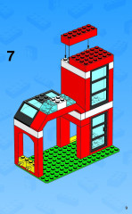 LEGO 6464 instructions page 9 – build guide