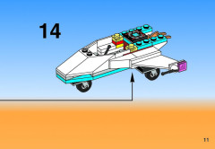 LEGO 6465 instructions page 11 – build guide