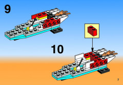 LEGO 6465 instructions page 7 – build guide