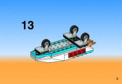 LEGO 6465 instructions page 9 – build guide