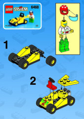 LEGO 6468 instructions page 3 – build guide