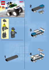 LEGO 6471 instructions page 1 – build guide