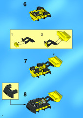 LEGO 6473 instructions page 4 – build guide