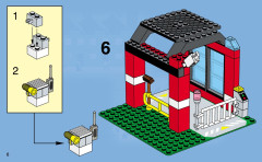 LEGO 6478 instructions page 6 – build guide