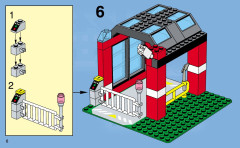 LEGO 6478 instructions page 6 – build guide