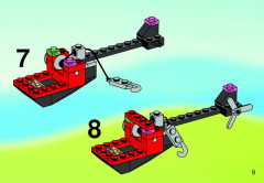 LEGO 6487 instructions page 9 – build guide