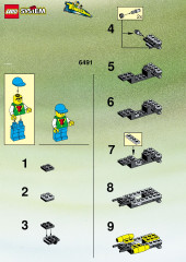 LEGO 6491 instructions page 1 – build guide