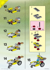 LEGO 6491 instructions page 2 – build guide