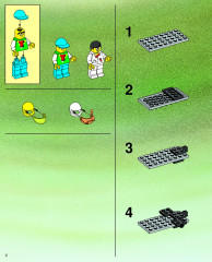 LEGO 6492 instructions page 2 – build guide